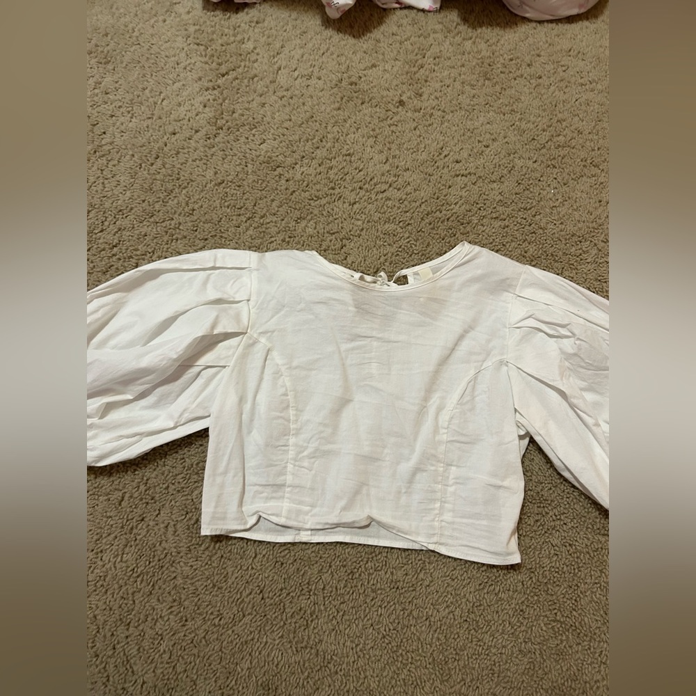 White Primi Crop Top